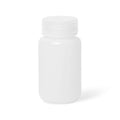 125mL Wide Mouth Natural Polypropylene Reagent Bottle with 38/415 Polypropylene Cap - Package of 12