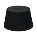 Size 7 Solid Black Rubber Stopper - Bag of Approx. 13