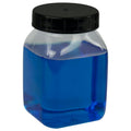 200mL Wide Mouth Clear PVC Bottles with Caps - Pack of 12