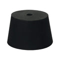 Size 8 Black Rubber Stopper with 1 Hole - Bag of Approx. 10