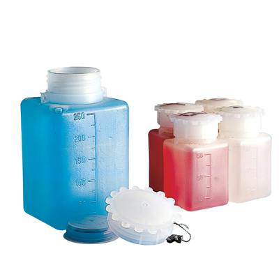 250mL Kartell® Graduated Rectangular HDPE Bottle with Cap
