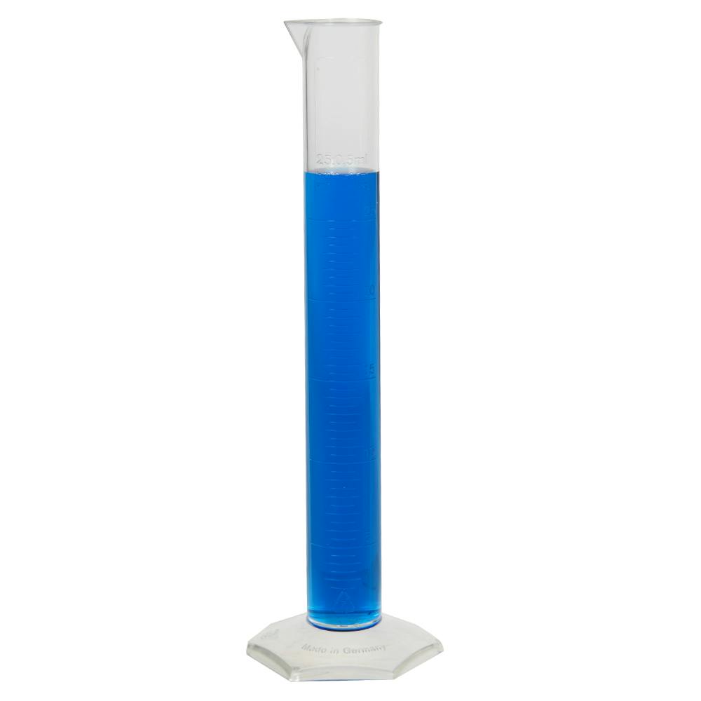 25mL Azlon® PMP Economy Molded Graduations Cylinder