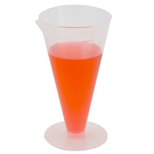 100mL Kartell® Polypropylene Conical Graduate
