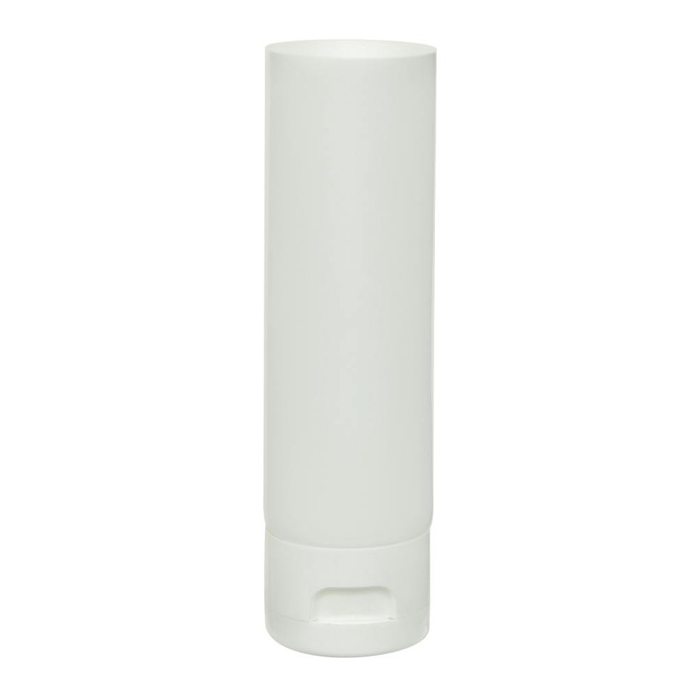 2 oz. White LDPE Open End Lotion Tube with Flip-Top Cap