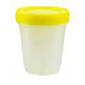 32 oz./1000mL Large Specimen Container with Yellow Screw Cap