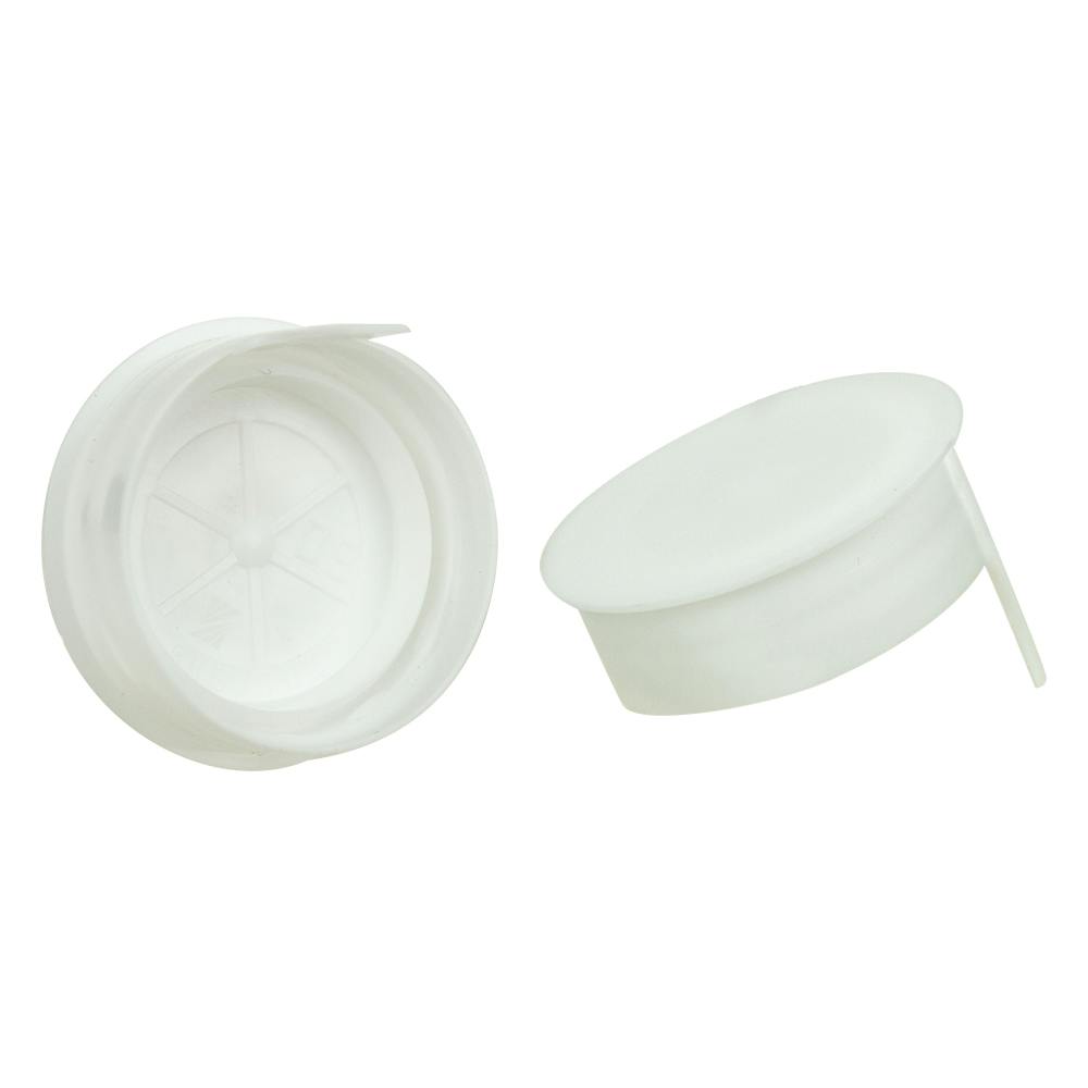 38mm STT White LDPE Tamper-Evident Snap-On Cap