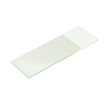 White Frosted Glass Classic Microscope Slide with Ground Edges & 90° Corners - Case of 1440