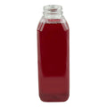 16 oz. 22 grams WH Square PET Beverage Bottle with 38mm STT Neck (Cap Sold Separately)