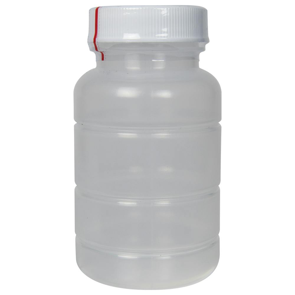 4 oz. Polypropylene Bottle with Cap & Clear Tamper Evident Band