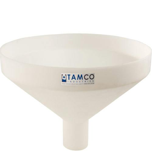20-7/8" Top Diameter Natural Tamco® Funnel with 4" OD Spout