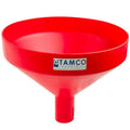 17-1/4" Top Diameter Red Tamco® Funnel with 2-7/8" OD Spout