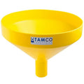 17-1/4" Top Diameter Yellow Tamco® Funnel with 2-7/8" OD Spout