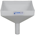 10" Square Natural Tamco® Funnel with 1-1/2" OD Spout