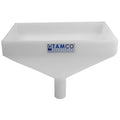 12" x 8" Rectangular Natural Tamco® Funnel with 1-1/2" OD Center Spout