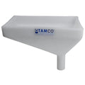 12" x 8" Rectangular Natural Tamco® Funnel with 1-1/2" OD Offset Spout