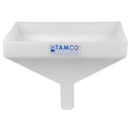 16" x 10" Rectangular Natural Tamco® Funnel with 2" OD Center Spout