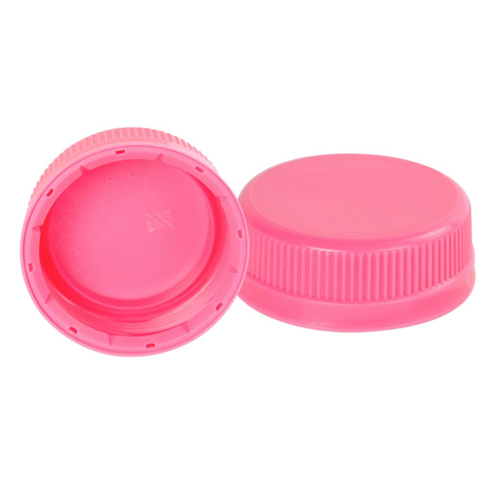38mm SSJ Pink LDPE Tamper Evident Screw On Cap