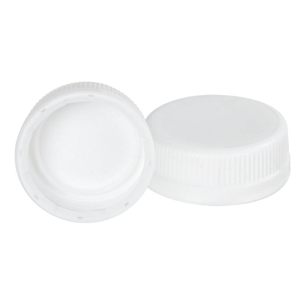 38mm SSJ White LDPE Tamper Evident Screw On Cap