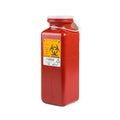 0.7 Quart Red Non-Stackable Sharps Container