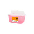 1 Gallon Translucent Red Stackable Sharps Container