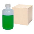 8 oz./250mL Nalgene™ Narrow Mouth IP2 HDPE Shipping Bottles with 24mm Caps - Case of 72