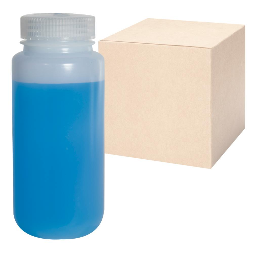 16 oz./500mL Nalgene™ Lab Quality Wide Mouth HDPE Bottles with 53mm Caps - Case of 48