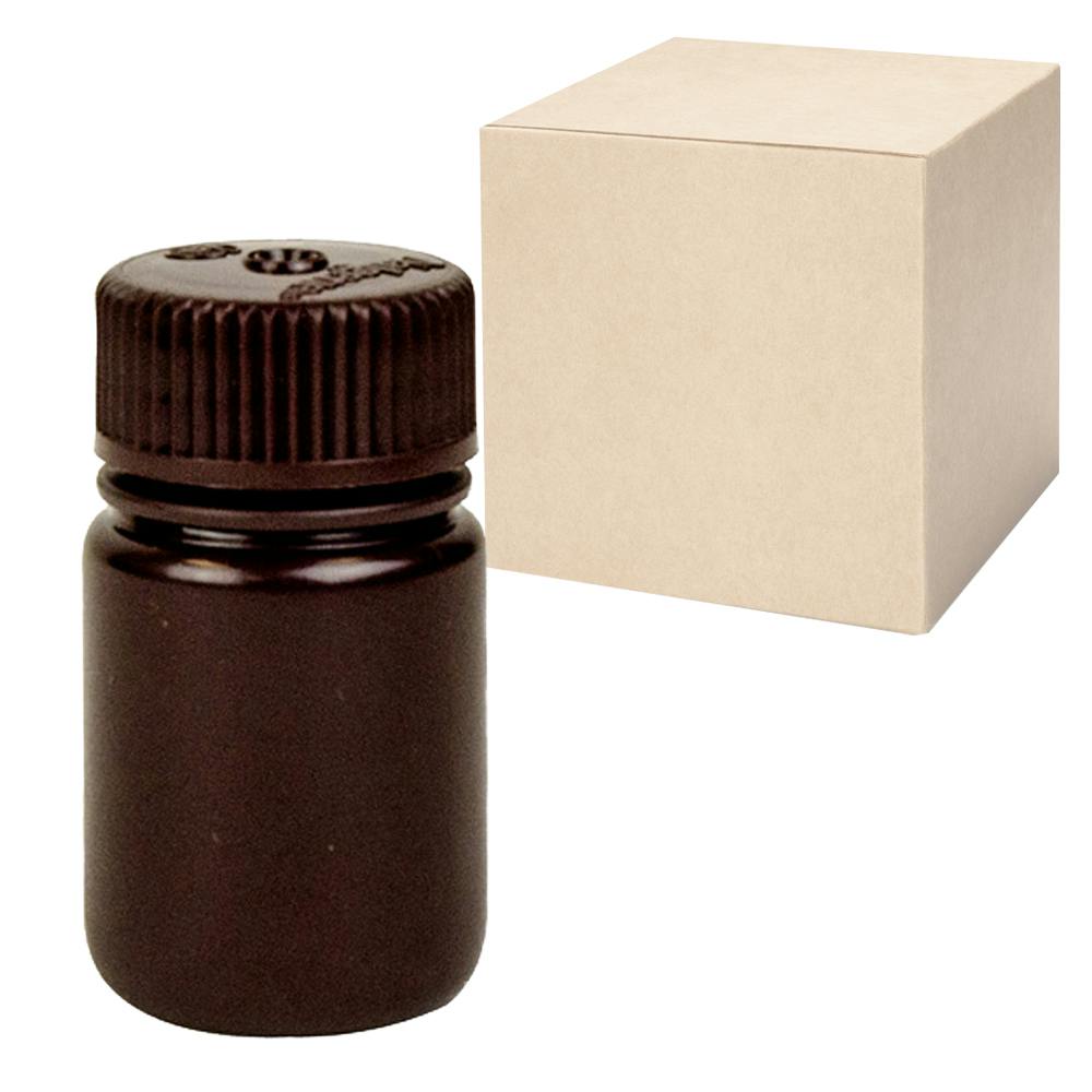 1 oz./30mL Nalgene™ Lab Quality Amber HDPE Wide Mouth Bottles with 28mm Caps - Case of 72