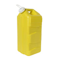 5 Gallon Yellow Polyethylene 3rd Generation Jug with Cap