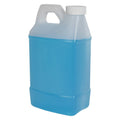 2 Liter Natural HDPE F-Style Handleware Jug with 38/400 White Ribbed Polypropylene Child-Resistant Cap (CRC) with F217 Liner