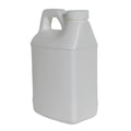 64 oz. White HDPE F-Style Jug with 38/400 White Ribbed Polypropylene Child-Resistant Cap (CRC) with F217 Liner