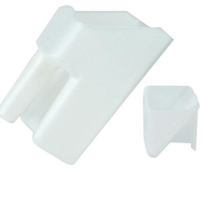 Polypropylene Large White Scoop 9 1/4" x 6" x 5"