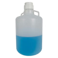 5 Gallon (20 Liter) Natural Polypropylene USP Class VI Autoclavable Round Carboy with 83mm White Screw Cap
