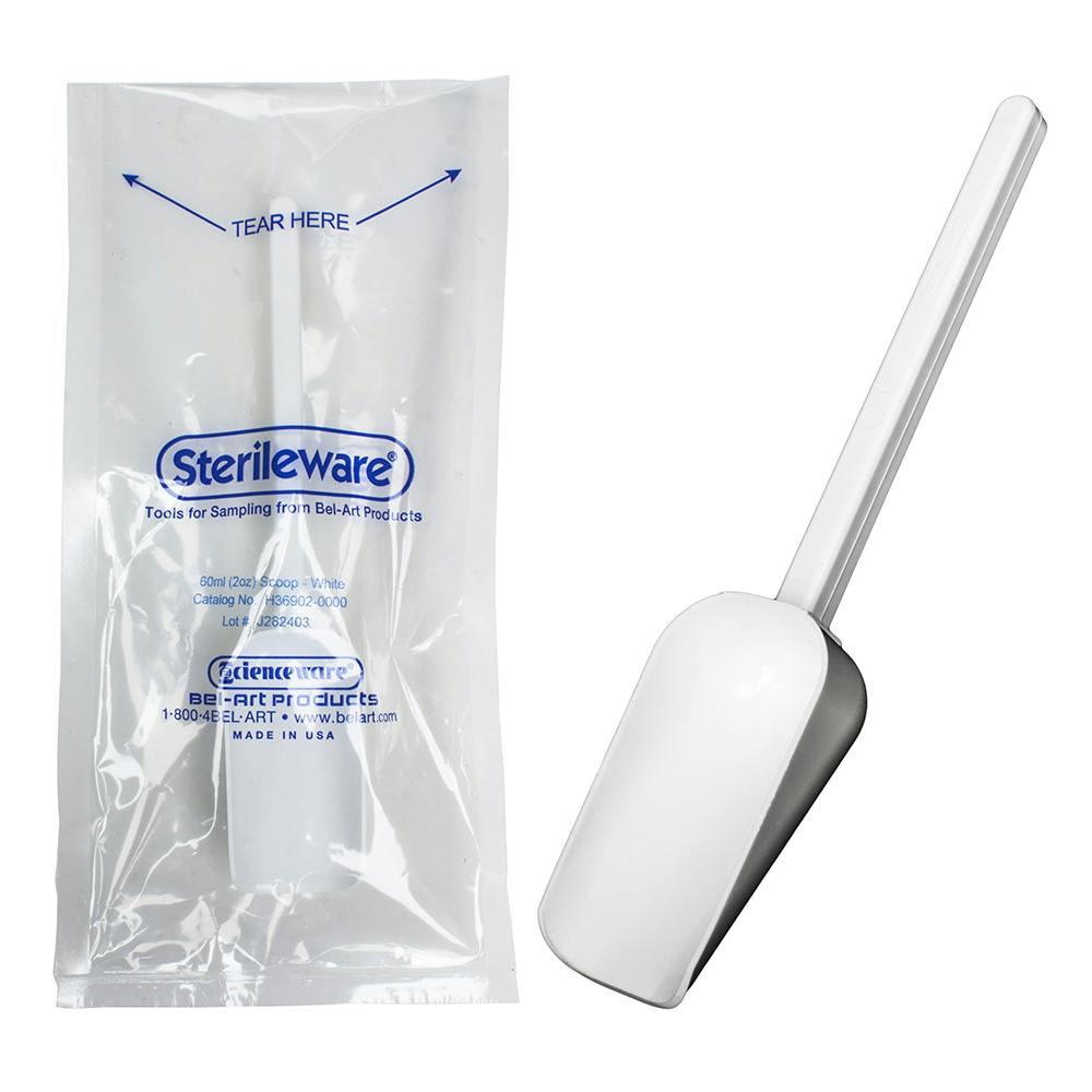 2 oz. Sterileware® Scoop 1" x 3" x 1-1/2 " Bowl; Overall 8" L