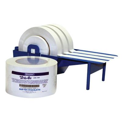 1" White Write-On Label Tape