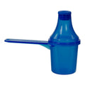 30cc Blue Polypropylene The Scoopie® with Attached Funnel & Cap