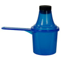 60cc Blue Polypropylene The Scoopie® with Attached Funnel & Cap