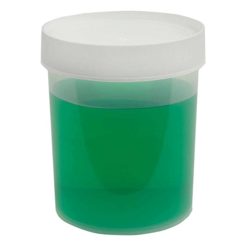 32 oz./1 Liter Nalgene™ Polypropylene Straight-Sided Round Jar with 120mm Cap