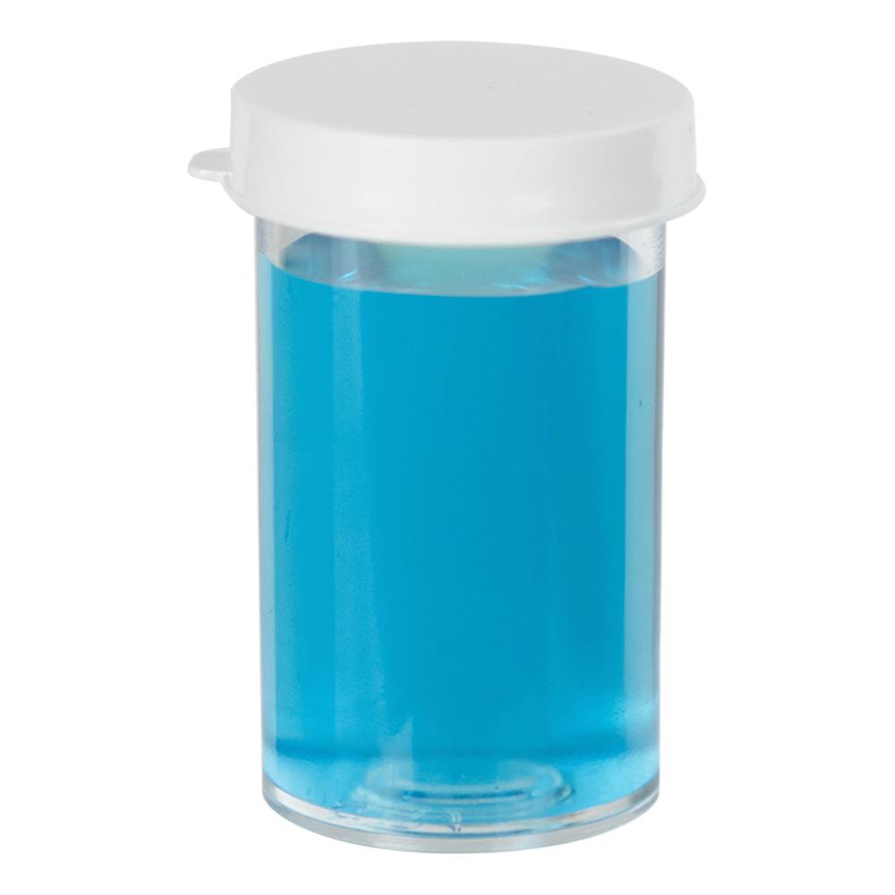 7 Dram Premium Polystyrene Clear Vial with Snap Cap