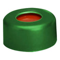 11mm Green Preassembled Aluminum Seals with Clear PTFE/Red Rubber Liners - Case of 1000