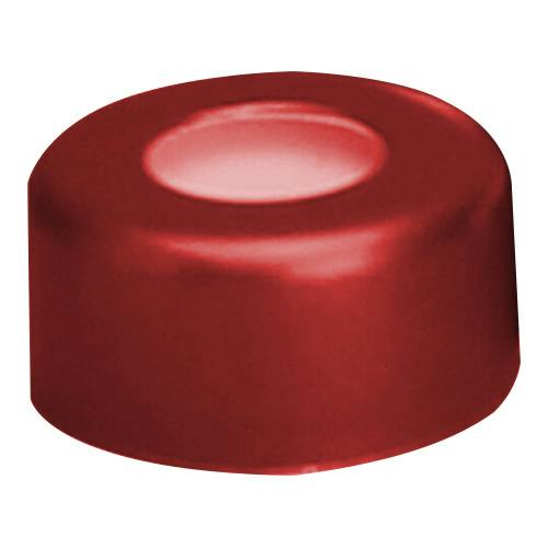 11mm Red Preassembled Aluminum Seals with Clear PTFE/Red Rubber Liners - Case of 1000