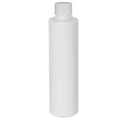 6 oz. White PET Slim Cylindrical Bottle with 24/410 White Ribbed Cap with F217 Liner