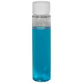 1 oz. Clear PET Slim Cylindrical Bottle with 20/400 White Ribbed Polypropylene Child-Resistant Cap (CRC) with F217 Liner