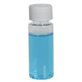 1 oz. Clear PET Cylindrical Bottle with 20/400 White Ribbed Polypropylene Child-Resistant Cap (CRC) with F217 Liner