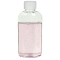 2 oz. Clear PET Cosmo High Clarity Oval Bottle with 20/400 White Ribbed Polypropylene Child-Resistant Cap (CRC) with F217 Liner