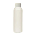 2 oz. White PET Cosmo Round Bottle with 20/410 White Ribbed Cap with F217 Liner