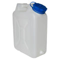 20 Liter Wide Mouth HDPE Jerrican with Blue Vented Cap & 3/4" Threaded Connector