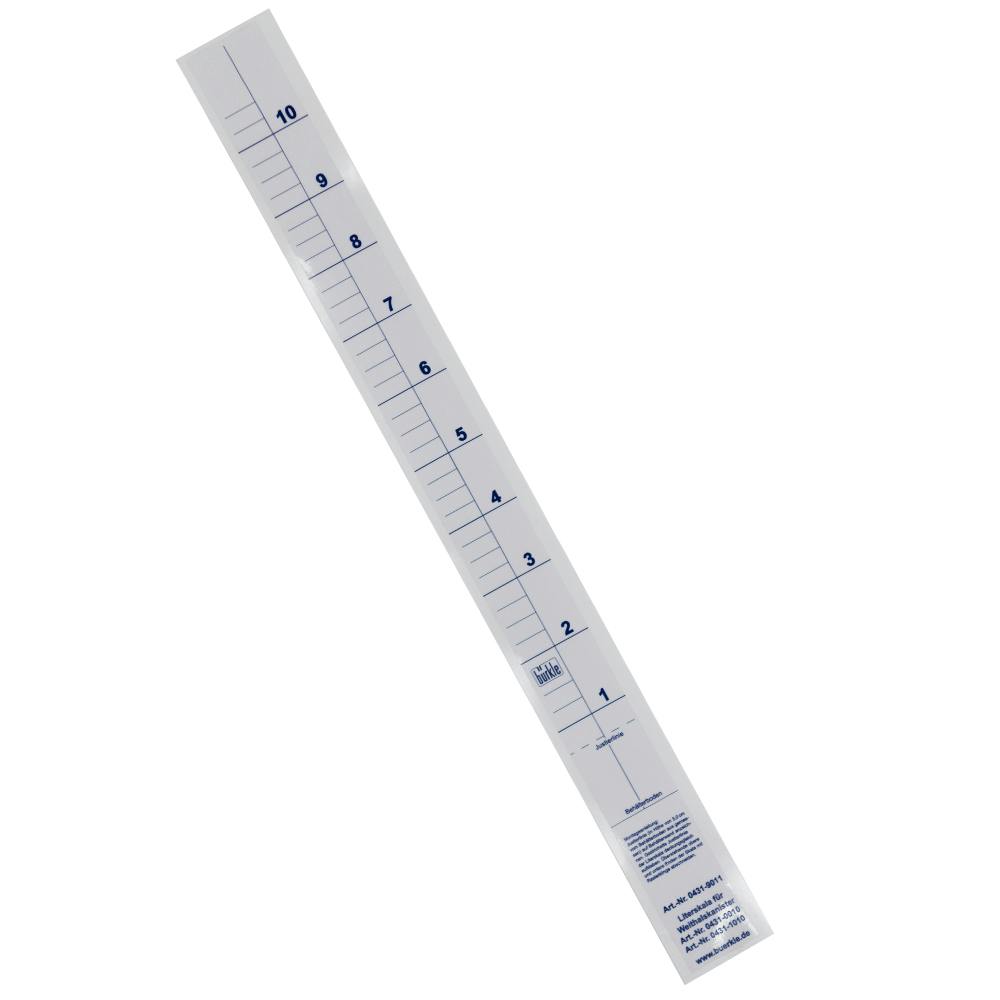 Graduations Blue Scale Sticker for 10 Liter Jerrican