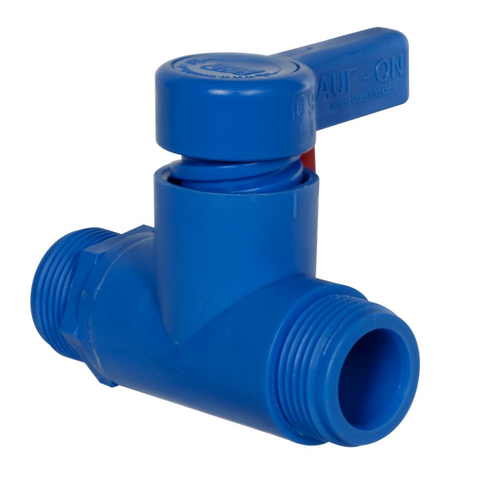 3/4" Outer Thread x 3/4" Outer Thread Straight Stopcock