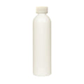 8 oz. White PET Cosmo Round Bottle with 24/400 White Ribbed Polypropylene Child-Resistant Cap (CRC) with F217 Liner