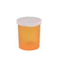 20 Dram Amber Polypropylene Snap Cap Vials - Case of 300